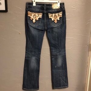 Cowhide Miss Me jeans
